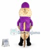 Big Mouth Catfish In Purple Coat Mascot Costume