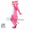 The Cozy Pink Panther Cartoon Mascot Costume