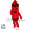 Breathable Cartoon Red Crayon Mascot Costume