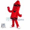Breathable Cartoon Red Crayon Mascot Costume