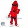 Breathable Cartoon Red Crayon Mascot Costume