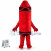 Breathable Cartoon Red Crayon Mascot Costume