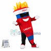 Lit Torch of The University Mascot Costume