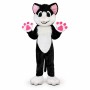 Well-behaved Pet Dog With Pink Paws Mascot Costume