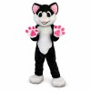 Well-behaved Pet Dog With Pink Paws Mascot Costume