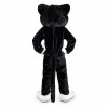 Well-behaved Pet Dog With Pink Paws Mascot Costume
