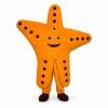 Gorgeous Orange Starfish Cartoon Mascot Costume