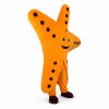 Gorgeous Orange Starfish Cartoon Mascot Costume