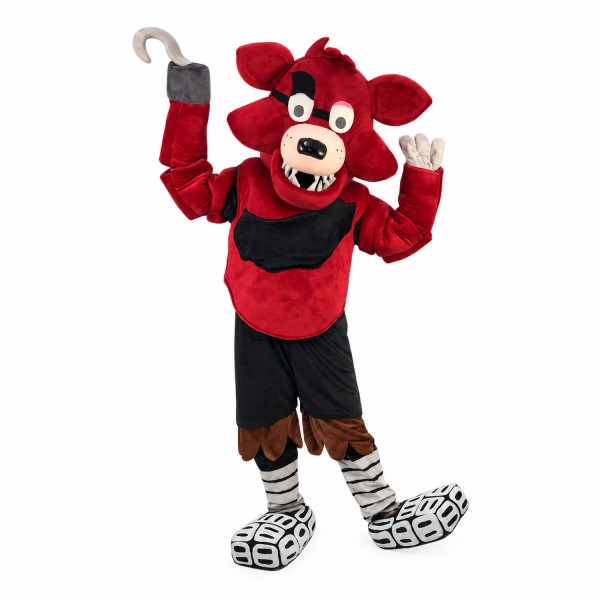 Thrilling Cartoon Foxy The Pirate Fox Mascot Costume