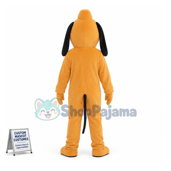 Honest Yellow Dog Pluto Mascot Cartoon Costume