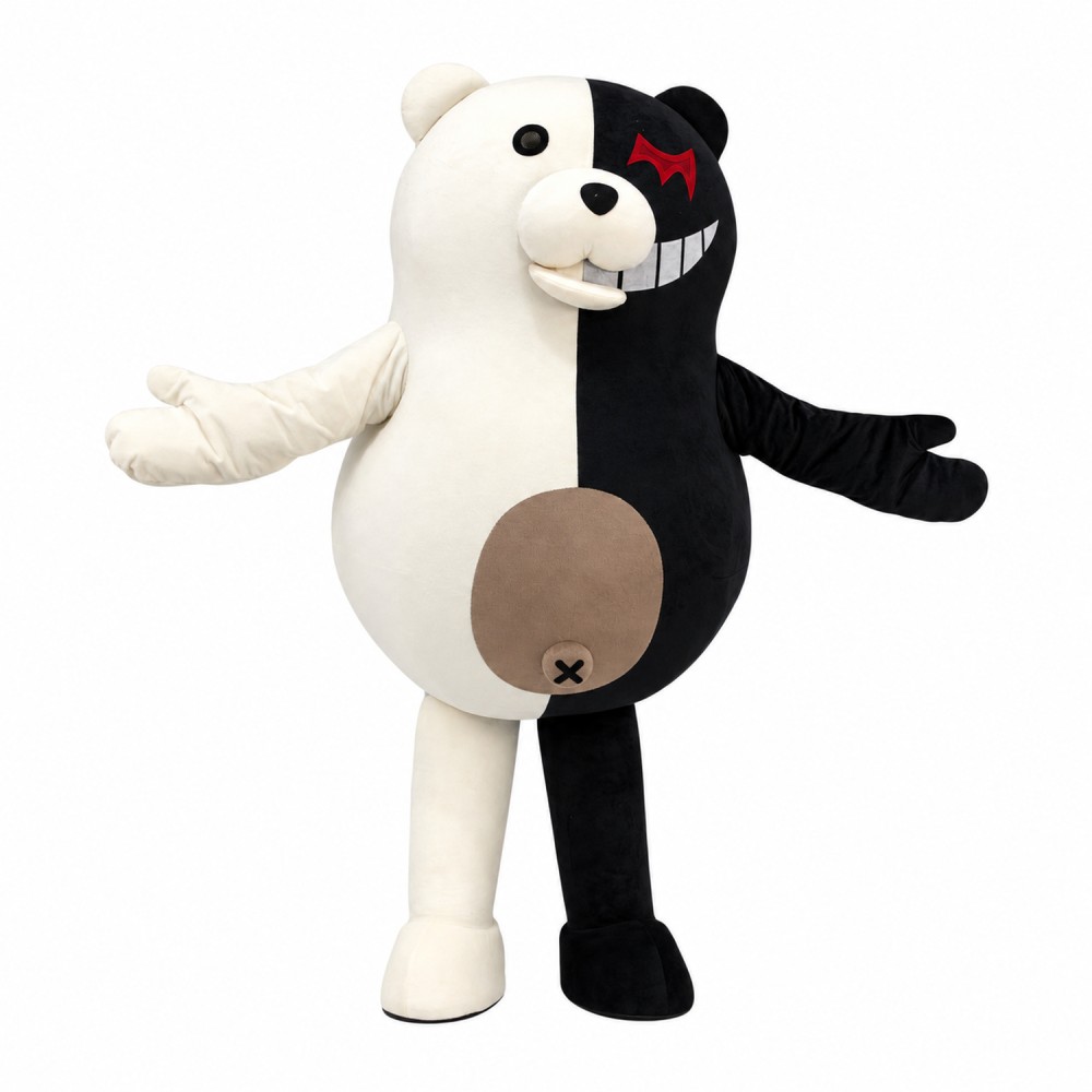Villainous Robot Monokuma Mascot Cartoon Costume