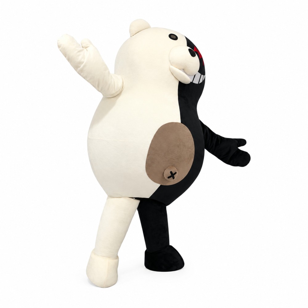 Villainous Robot Monokuma Mascot Cartoon Costume
