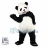 Adult Lively Panda Mascot Long Wool Costume