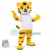 Training Tiger Wearing Sports Shirt Mascot Costume