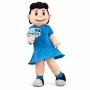 Fuss The Lucy In Blue Dress Cartoon Mascot Costume