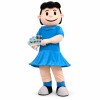 Fuss The Lucy In Blue Dress Cartoon Mascot Costume