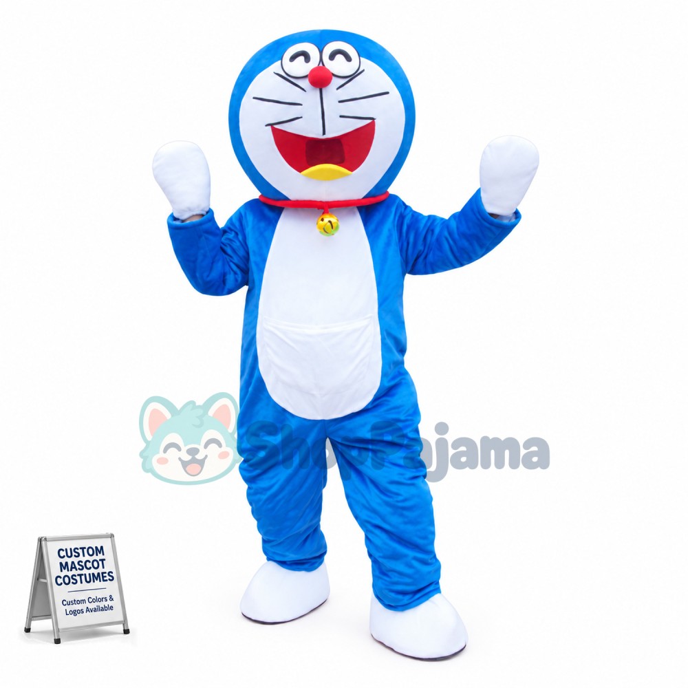 Convivial Doraemon Cartoon Mascot Costume