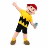 Determined Charlie Brown Mascot Cartoon Costume
