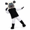 Adorable Poodle With Warm Headgear Mascot Costume