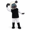 Adorable Poodle With Warm Headgear Mascot Costume