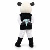 Adorable Poodle With Warm Headgear Mascot Costume