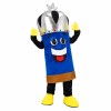 Pencil of Wisdom Mascot Costume Wearing Crown
