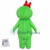 Soft Lightweight Cartoon Green One Eyed Monster Mascot Costume