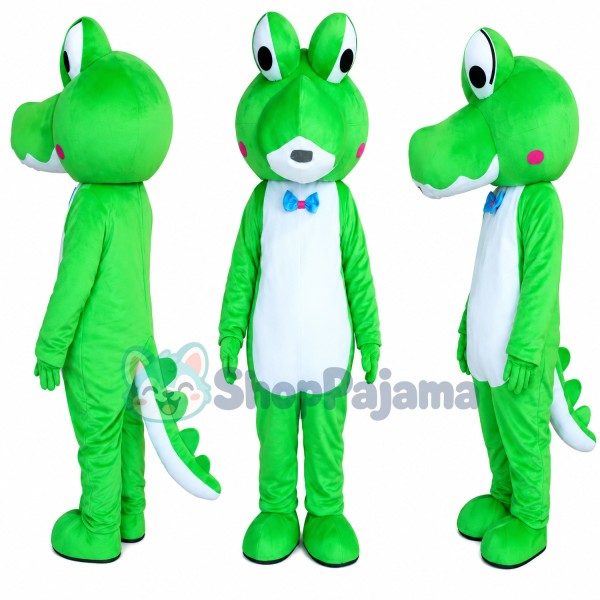 Bright Color Cute Baby Crocodile Mascot Costume for Party