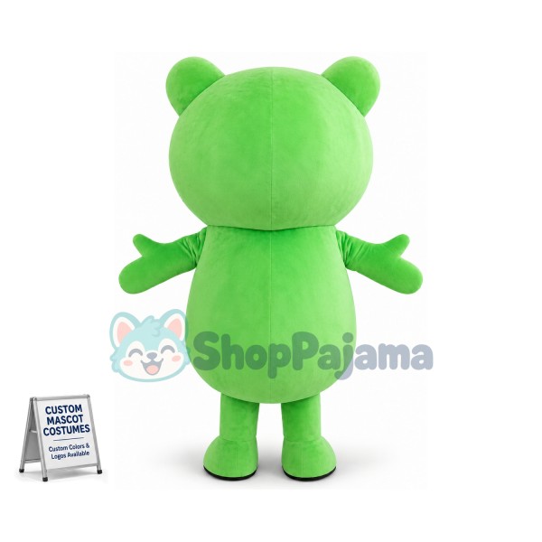 Adult Lovely Cartoon Frog With Simple Look Mascot Costume