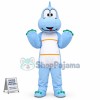 Standing Style Cartoon Light Blue Sea Turtle Mascot Costume