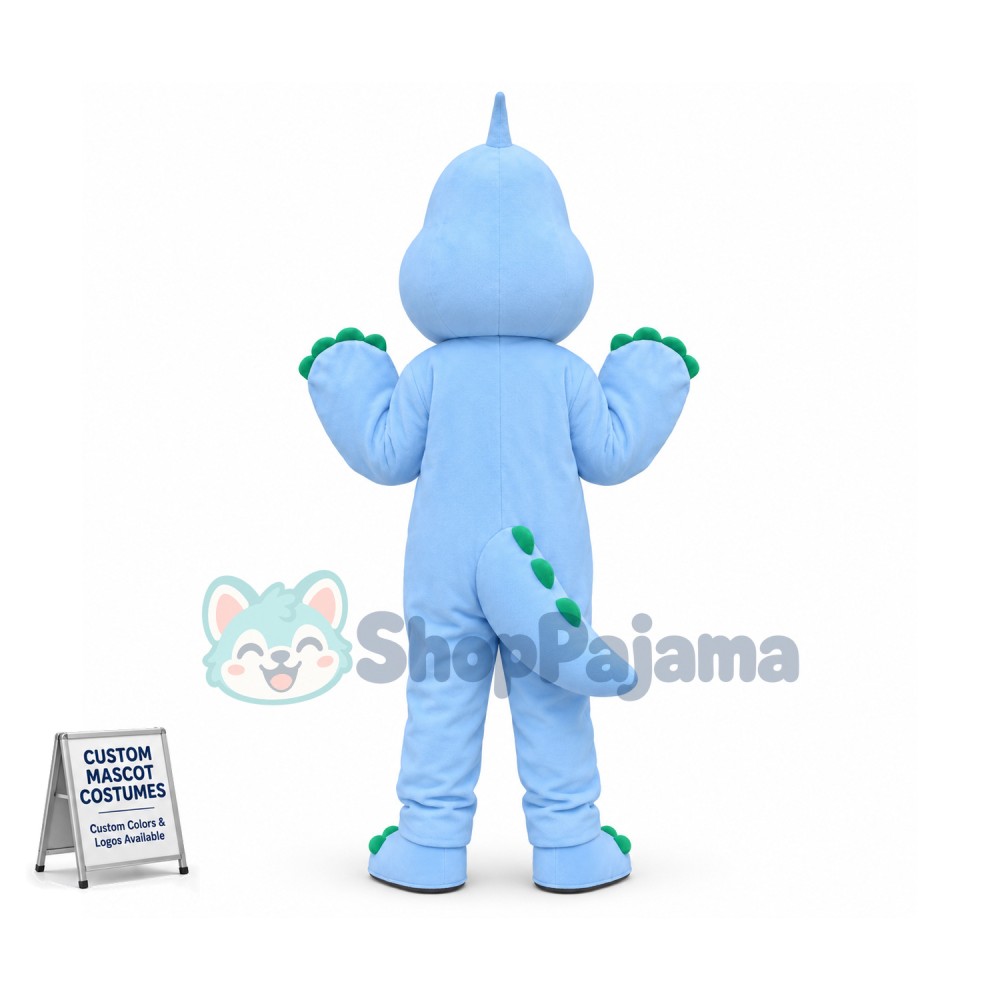 Standing Style Cartoon Light Blue Sea Turtle Mascot Costume