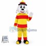 Brave Fire Dog of The Rescue Team Adult Mascot Costume