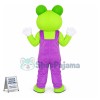 Adult Cute Cartoon Frog With Big Eyes Mascot Costume