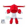 Super Wings Jett Red 1 Mascot Costume