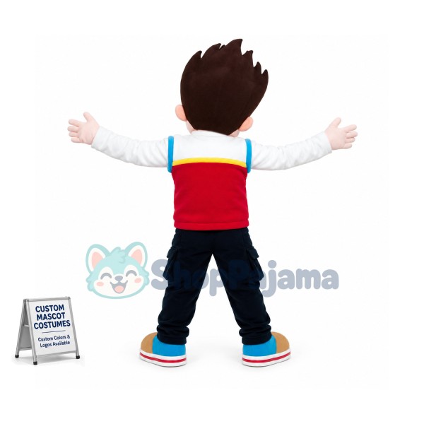 Paw Patrol Boy Ryder Mascot Costume