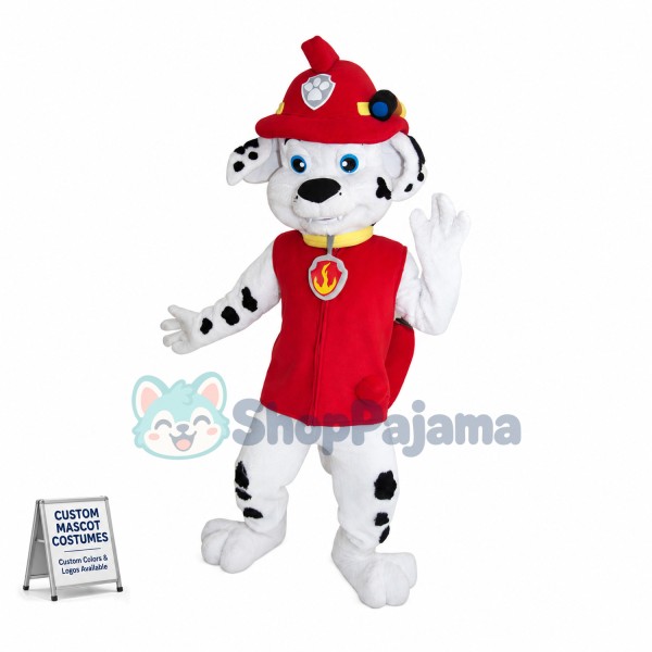 Paw Patrol Red Dog Marshall Mascot Costume