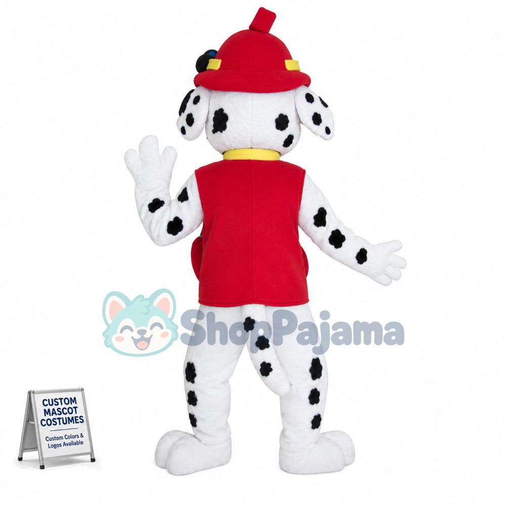 Paw Patrol Red Dog Marshall Mascot Costume