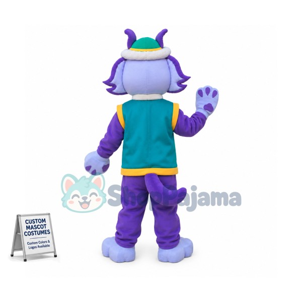 Paw Patrol Mint Dog Everest Mascot Costume
