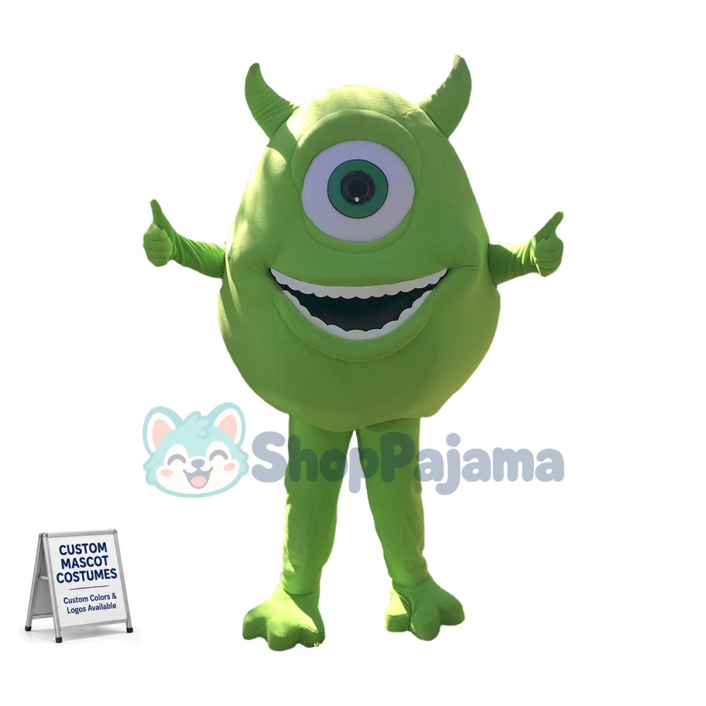 Mike Wazowski Mascot Costume