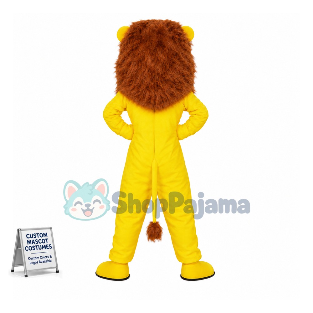 Yellow Lion Mascot Costume Custom Fancy Dress Cosplay Cartoon Mascot Costume Carnival Costume