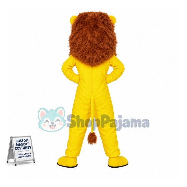 Yellow Lion Mascot Costume Custom Fancy Dress Cosplay Cartoon Mascot Costume Carnival Costume