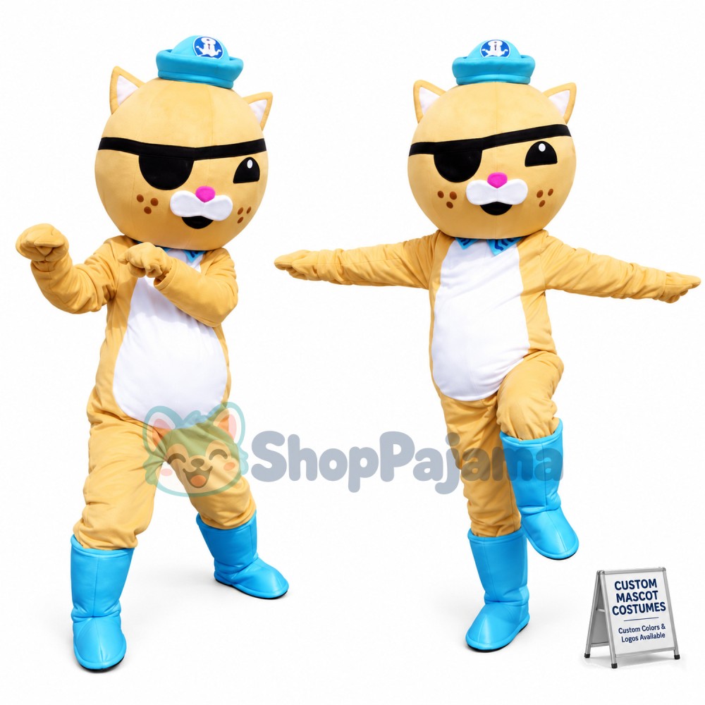 The Octonauts Barnacles Kwazii Peso Shellington Mascot Costumes