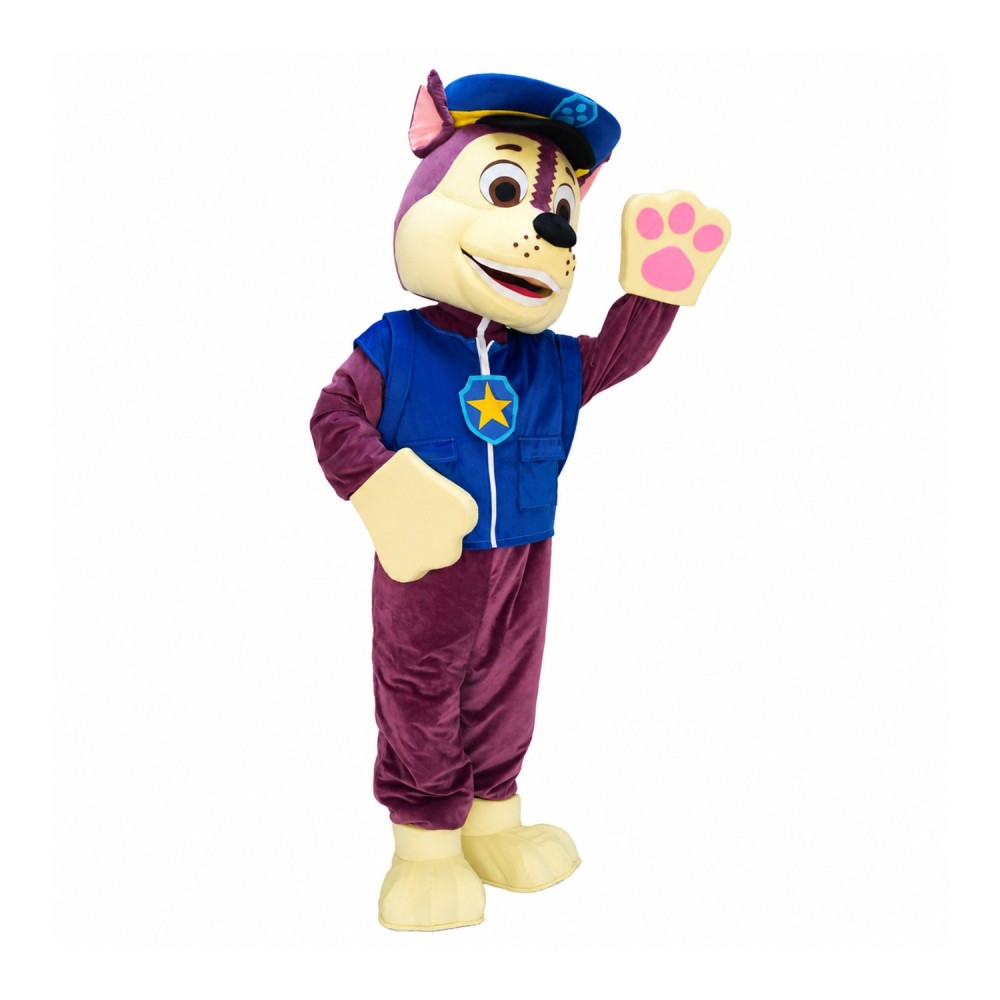 Blue Paw Patrol Chase Cartoon Mascot Costume