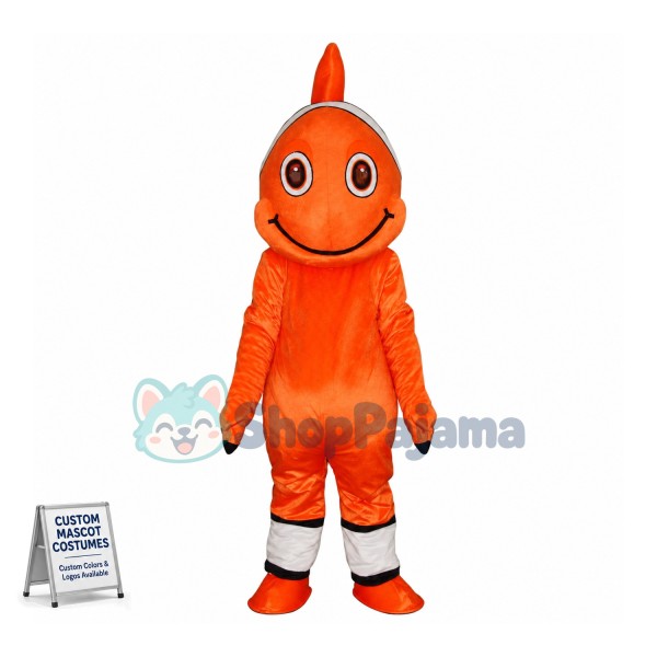 Nemo Clownfish Mascot Costume Buffoon fish Cartoon Fancy Dress