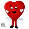 New Red Love Heart Mascot Costume Christmas Party Dress