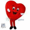 New Red Love Heart Mascot Costume Christmas Party Dress