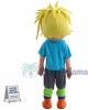Boy Ragazzo Mascot Costume Cartoon Fancy Dress