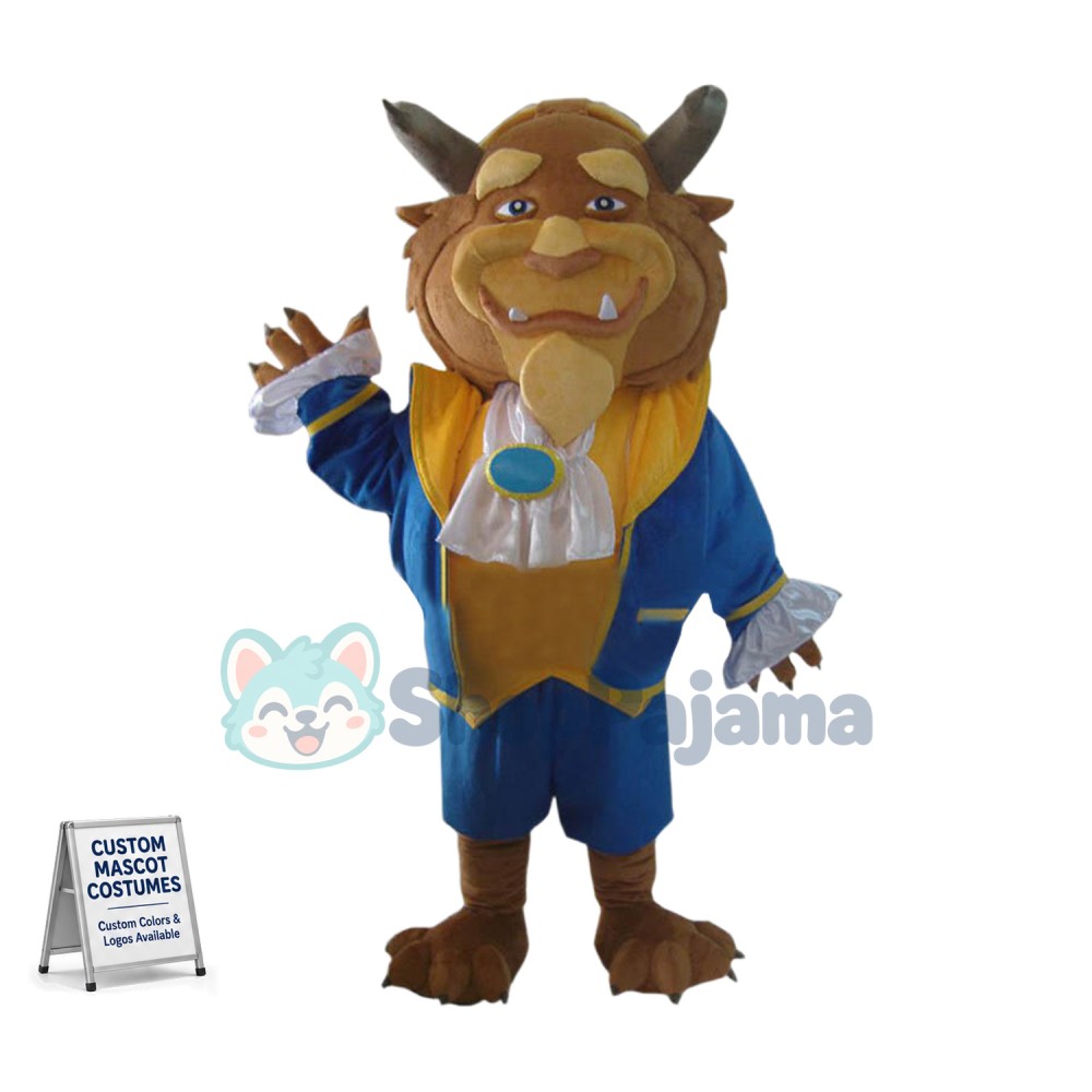 Beast Mascot Costume From Beauty and the Beast Fancy Dress
