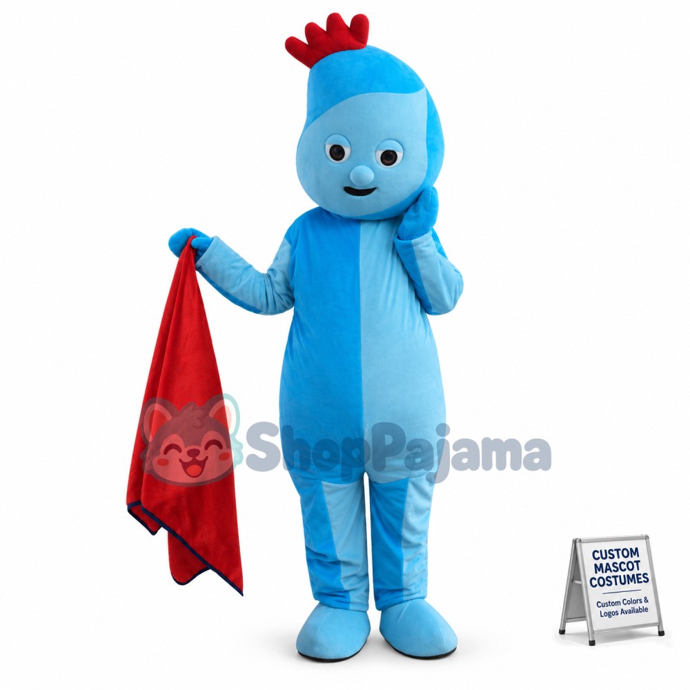 Iggle Piggle Mascot Costume In The Night Garden Cosplay Fancy Dress