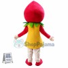 Strawberry Shortcake Girl Cartoon Adult Mascot Costume